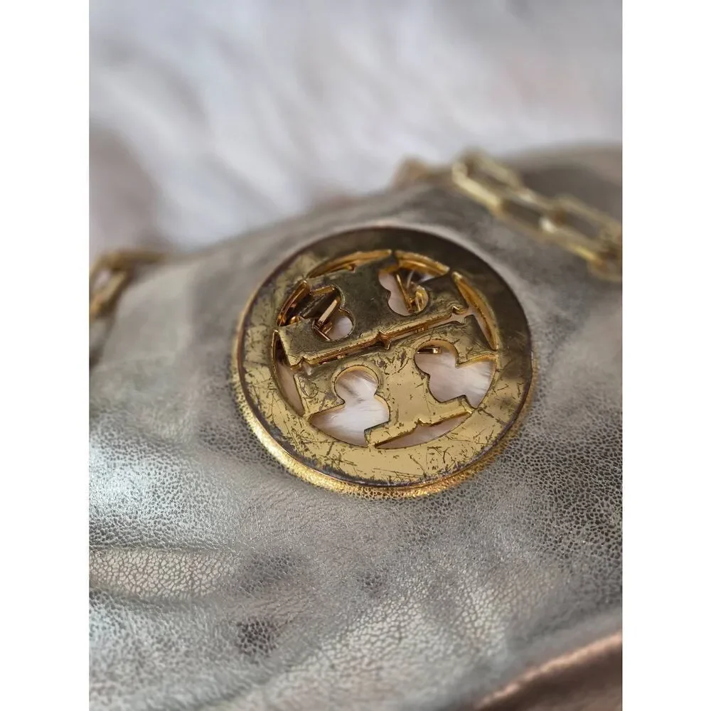 Tory Burch champagne purse